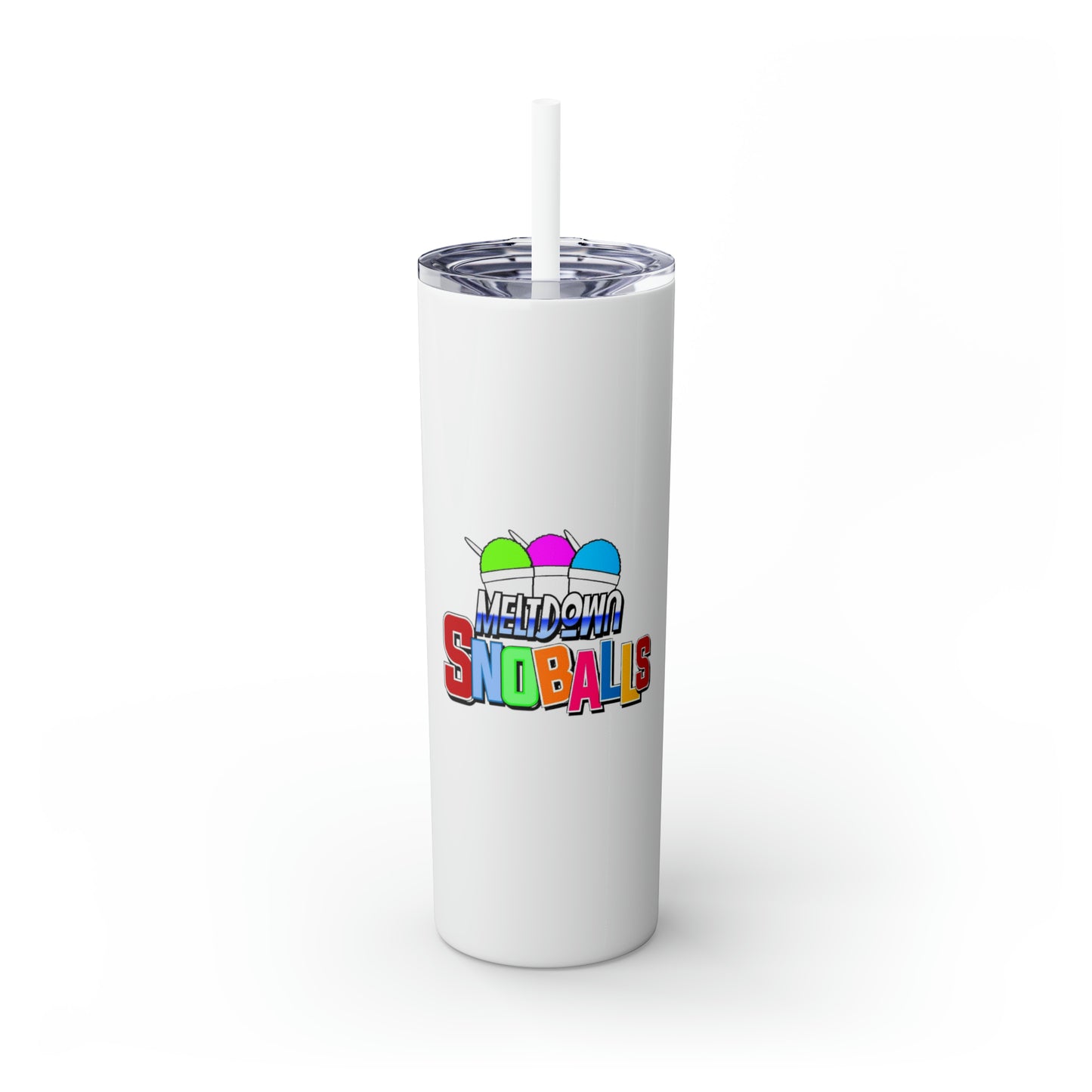 Skinny Tumbler with Straw, 20oz