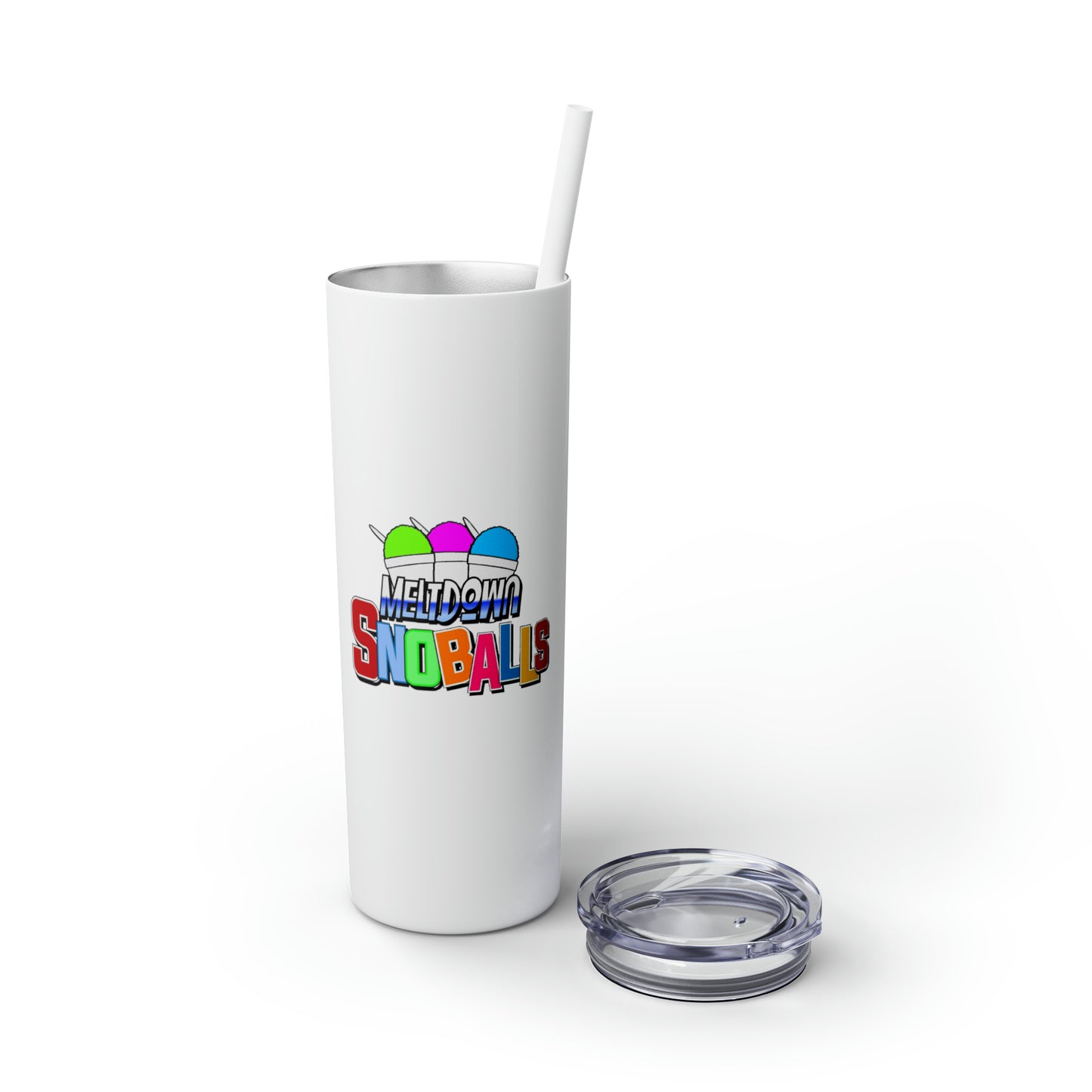 Skinny Tumbler with Straw, 20oz